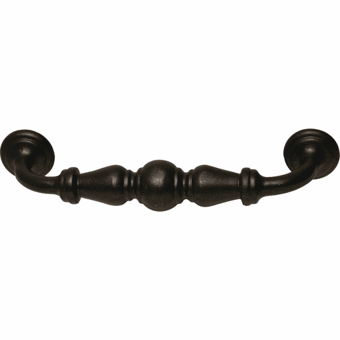 Hafele Handle, Iron, Bordeaux Collection, Oil-rubbed bronze, 3" CTC, Item# 125.88.313, 12588313, 125-88-313