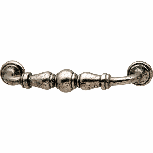 Hafele Handle, Iron, Bordeaux Collection, Pewter, 3" CTC, Item# 125.88.903, 12588903, 125-88-903