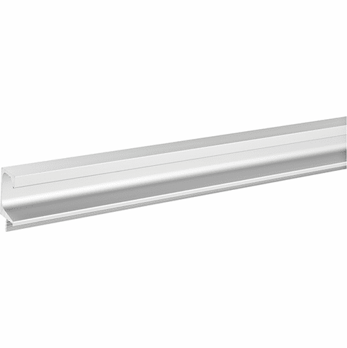 Hafele Continuous Handle, Aluminum, 2.5 m length, Silver colored, satin finish, Item# 126.27.036, 12627036, 126-27-036