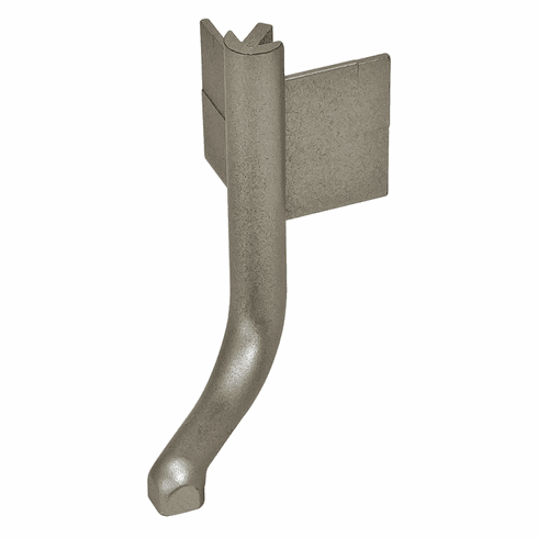 Hafele Outside Corner Trim, Plastic, stainless steel coloured, Item# 126.37.075, 12637075, 126-37-075