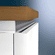 Hafele Outside Corner Trim, Plastic, stainless steel coloured, Item# 126.37.075, 12637075, 126-37-075