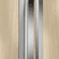 Hafele Vertical End Profile, Aluminum, 2500 mm Length, Passages Collection, Stainless steel look, Item# 126.37.123, 12637123, 126-37-123