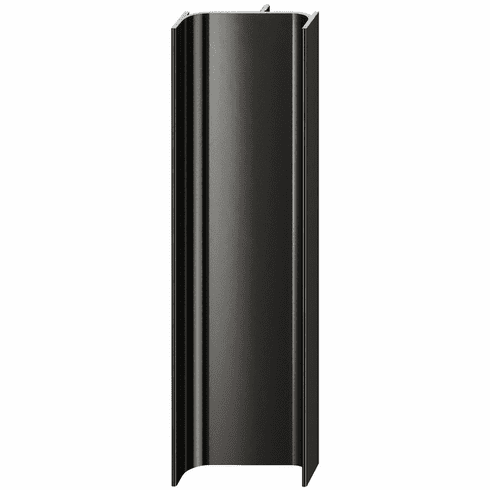Hafele Vertical Profile, Aluminum, 2500 mm Length, Passages Collection, Black, Item# 126.37.312, 12637312, 126-37-312