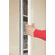 Hafele Vertical Profile, Aluminum, 2500 mm Length, Passages Collection, Black, Item# 126.37.312, 12637312, 126-37-312