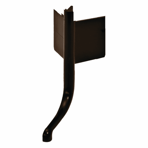 Hafele Outside Corner Trim, Plastic, Passages Collection, Black, Item# 126.37.375, 12637375, 126-37-375