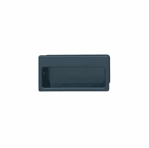 Hafele Inset Handle, Plastic, 80 x 40 (L x H), Black, Item# 129.57.603, 12957603, 129-57-603