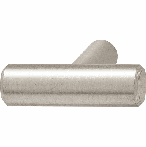 Hafele T-Knob, Steel, Elemental Collection, Stainless steel finish, Item# 131.33.700, 13133700, 131-33-700