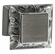 Hafele Knob, Acrylic & Zinc, Amerock Abernathy™ Collection, antique silver, Item# 133.50.108, 13350108, 133-50-108
