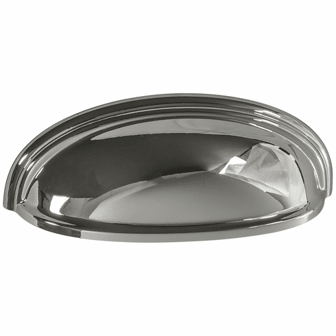 Hafele Handle, Zinc, Amerock Ashby Collection, polished nickel, Item# 133.50.138, 13350138, 133-50-138