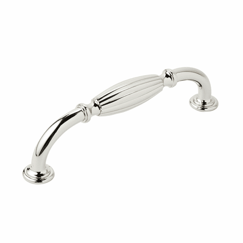 Hafele Handle, Zinc, Amerock Blythe Collection, polished nickel, 128 CTC, Item# 133.50.176, 13350176, 133-50-176