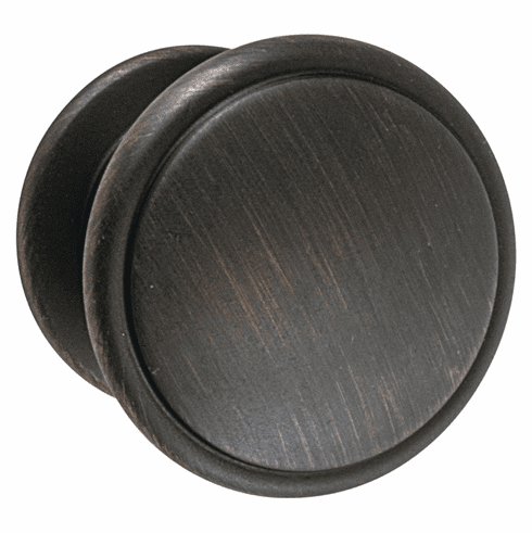 Hafele Knob, Zinc, Amerock Allison Value Collection, oil-rubbed bonze, Item# 133.50.212, 13350212, 133-50-212
