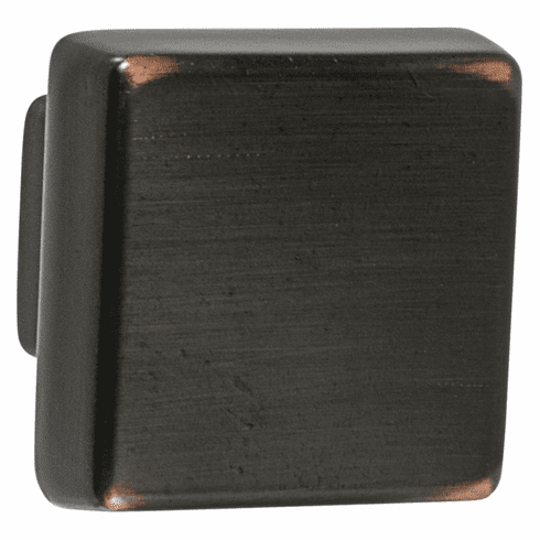 Hafele Knob, Zinc, Amerock Blackrock Collection, oil-rubbed bronze, 30 x 30 mm, Item# 133.50.225, 13350225, 133-50-225