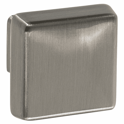 Hafele Knob, Zinc, Amerock Blackrock Collection, satin nickel, 30 x 30 mm, Item# 133.50.229, 13350229, 133-50-229