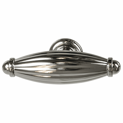 Hafele Knob, Zinc, Amerock Blythe Collection, polished nickel, 76 x 24 mm, Item# 133.50.235, 13350235, 133-50-235