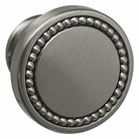 Hafele Knob, Zinc, Amerock Carolyne Collection, satin nickel, Item# 133.50.250, 13350250, 133-50-250