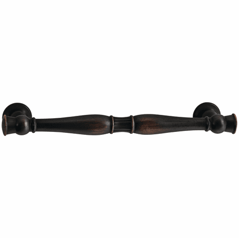 Hafele Handle, Zinc, Amerock Crawford Collection, oil-rubbed bronze, 128 mm CTC, Item# 133.50.256, 13350256, 133-50-256