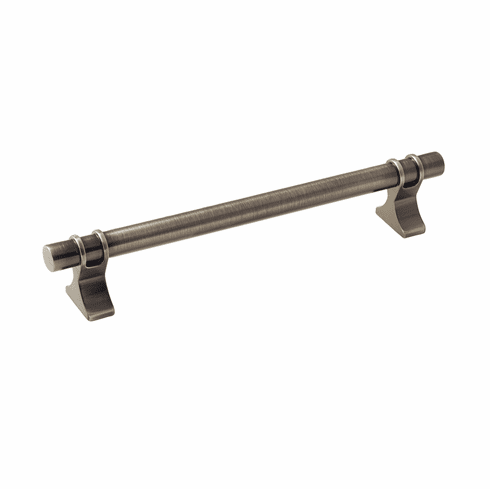 Hafele Handle, Zinc, Amerock Davenport Collection, gunmetal, 160 mm CTC, Item# 133.50.267, 13350267, 133-50-267