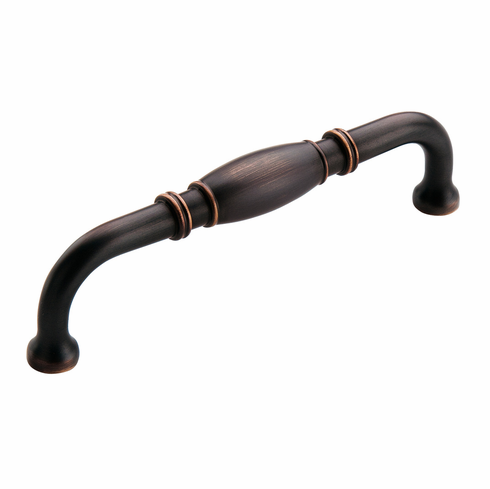 Hafele Handle, Zinc, Amerock Granby Collection, oil-rubbed bronze, 128 mm CTC, Item# 133.50.283, 13350283, 133-50-283