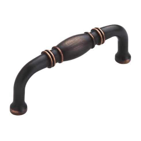 Hafele Handle, Zinc, Amerock Granby Collection, oil-rubbed bronze, 76 mm CTC, Item# 133.50.284, 13350284, 133-50-284