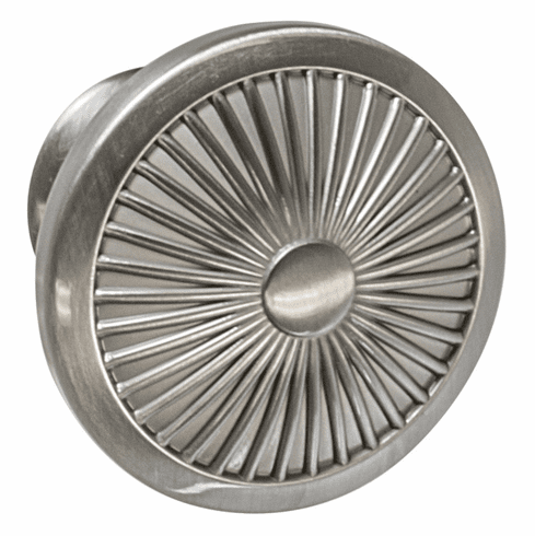 Hafele Knob, Zinc, Amerock Crawford Collection, satin nickel, 35 mm, Item# 133.50.307, 13350307, 133-50-307
