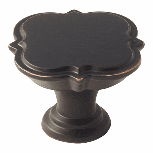 Hafele Knob, Zinc, Amerock Grace Revitalize Collection, oil-rubbed bronze, 44 mm, Item# 133.50.326, 13350326, 133-50-326
