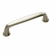 Hafele Handle, Zinc, Amerock Kane Collection, satin nickel, 96 mm CTC, Item# 133.50.345, 13350345, 133-50-345