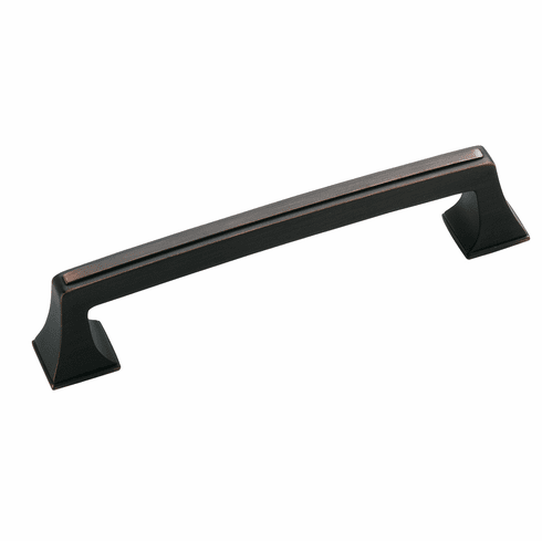 Hafele Handle, Zinc, Amerock Mulholland™ Collection, oil-rubbed bronze, 128 mm CTC, Item# 133.50.346, 13350346, 133-50-346