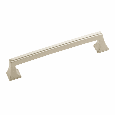 Hafele Handle, Zinc, Amerock Mulholland™ Collection, satin nickel, 160 mm CTC, Item# 133.50.351, 13350351, 133-50-351