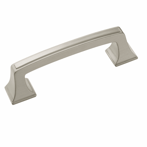 Hafele Handle, Zinc, Amerock Mulholland Collection, satin nickel, 76 mm CTC, Item# 133.50.352, 13350352, 133-50-352