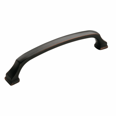 Hafele Handle, Zinc, Amerock Revitalize Collection, oil-rubbed bronze, 160 mm CTC, Item# 133.50.358, 13350358, 133-50-358