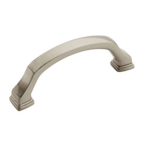 Hafele Handle, Zinc, Amerock Revitalize Collection, satin nickel, (3") 76 mm CTC, Item# 133.50.363, 13350363, 133-50-363