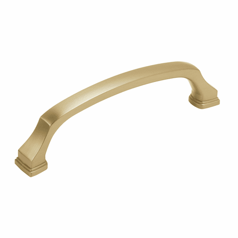 Hafele Handle, Zinc, Amerock Revitalize Collection, gold champagne, 128 mm CTC, Item# 133.50.365, 13350365, 133-50-365
