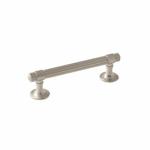 Hafele Handle, Zinc, Amerock Sea Grass Collection, satin nickel, 96 mm CTC, Item# 133.50.381, 13350381, 133-50-381