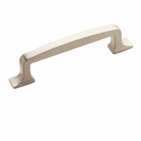 Hafele Handle, Zinc, Amerock Westerly Collection, satin nickel, 96 mm CTC, Item# 133.50.608, 13350608, 133-50-608