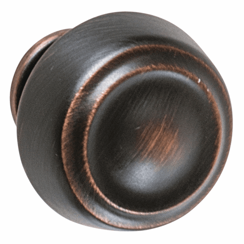 Hafele Knob, Zinc, Amerock Kane Collection, oil-rubbed bronze, Item# 133.50.609, 13350609, 133-50-609