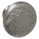 Hafele 133.50.616 Knob, Amerock Nature's Splendor, zinc, satin nickel, 102ZN73, 8-32, diameter 33mm, includes 1" screw (1 piece), 13350616, 133-50-616