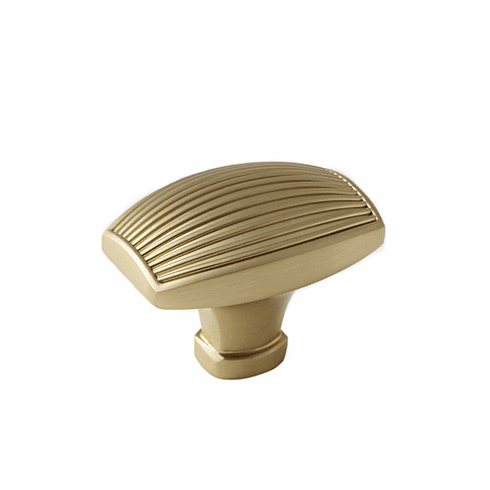 Hafele Knob, Zinc, Amerock Sea Grass Collection, golden champagne, 44 x 30 mm, Item# 133.50.634, 13350634, 133-50-634