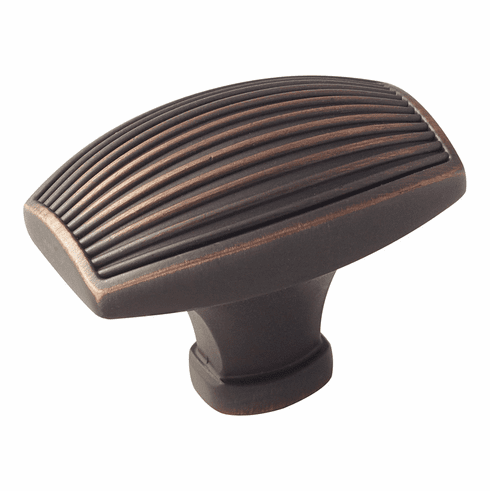 Hafele Knob, Zinc, Amerock Sea Grass Collection, oil-rubbed bronze, 44 x 30 mm, Item# 133.50.636, 13350636, 133-50-636