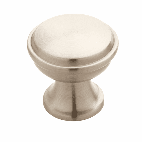 Hafele Knob, Zinc, Amerock Westerly Collection, satin nickel, Item# 133.50.651, 13350651, 133-50-651