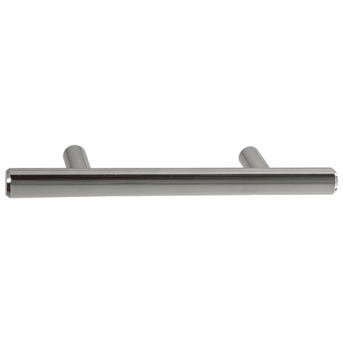 Hafele Handle, Steel, Amerock Collection, polished nickel, (3") 76 mm CTC, Item# 133.50.676, 13350676, 133-50-676