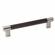 Hafele Handle, Zinc & Stainless Steel, Amerock Esquire Collection, satin nickel & oil-rubbed bronze, 160 mm CTC, Item# 133.50.698, 13350698, 133-50-698