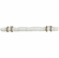 Hafele Handle, Zinc, Marbleized white/gold champagne, 128 mm CTC, Item# 133.53.100, 13353100, 133-53-100