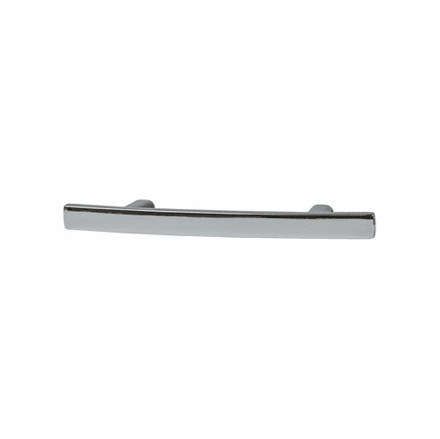Hafele Handle, Zinc, polished nickel, (3") 76 mm CTC, Item# 133.53.118, 13353118, 133-53-118