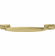 Hafele Handle, Zinc, Highland Ridge Collection, gold champagne, 128 mm CTC, Item# 133.53.156, 13353156, 133-53-156