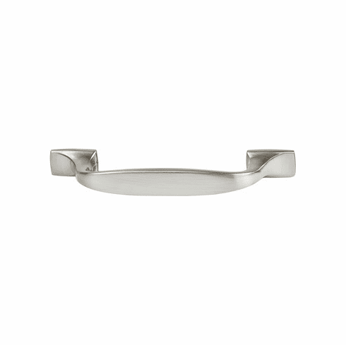 Hafele Handle, Zinc, Highland Ridge Collection, satin nickel, 96 mm CTC, Item# 133.53.170, 13353170, 133-53-170