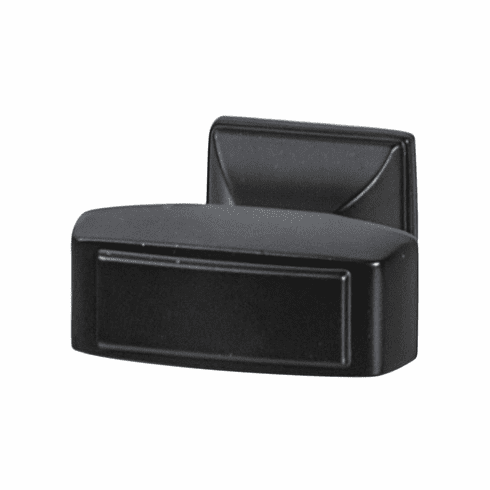 Hafele Knob, Zinc, Amerock Mulholland™ Collection, black bronzed, 32 x 21 mm, Item# 133.53.175, 13353175, 133-53-175