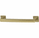 Hafele Handle, Zinc, Amerock Mulholland Collection, gold champagne, 128 mm CTC, Item# 133.53.185, 13353185, 133-53-185