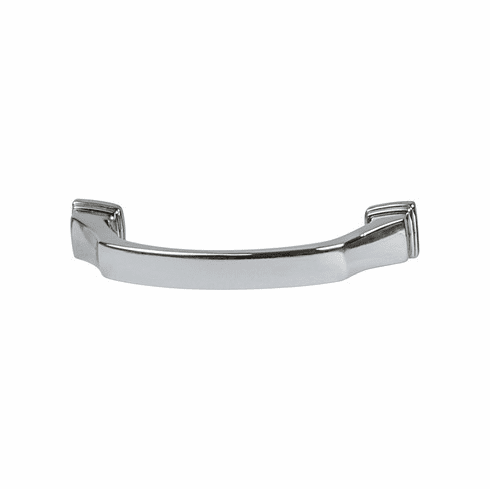 Hafele Handle, Zinc, Amerock Revitalize Collection, polished nickel, 96 mm CTC, Item# 133.53.208, 13353208, 133-53-208
