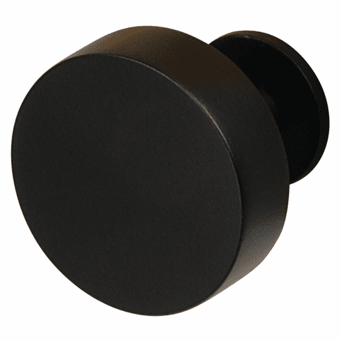 Hafele Knob, Stainless Steel, Radius Collection, Matt black, Item# 133.53.377, 13353377, 133-53-377