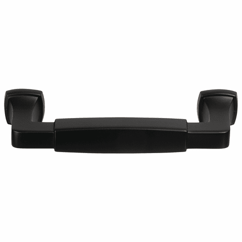 Hafele Handle, Zinc, Stature Collection, Matt black, 96 mm CTC, Item# 133.53.394, 13353394, 133-53-394